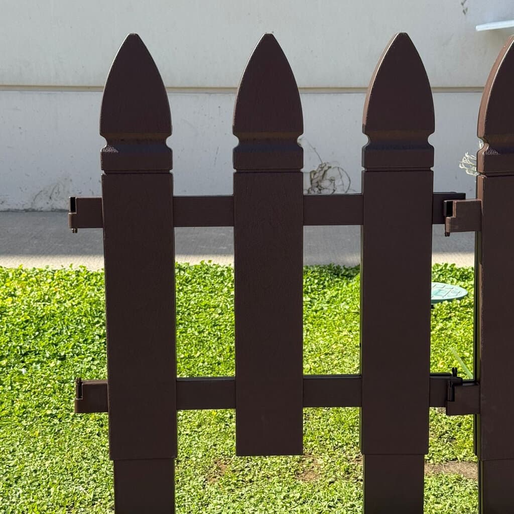 Plastic Picket Garden Fence 6