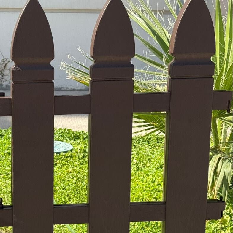 Plastic Picket Garden Fence 9