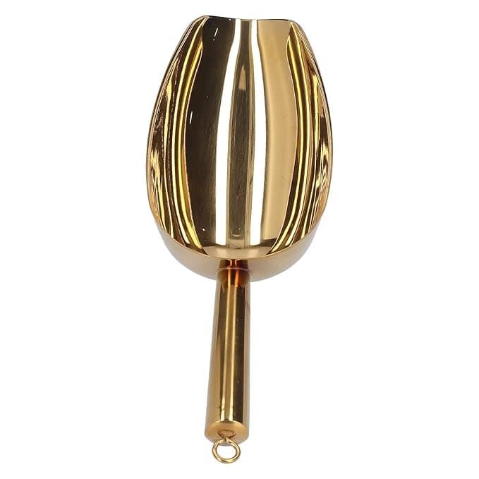 Multi Purpose Golden Metal Scoop 2