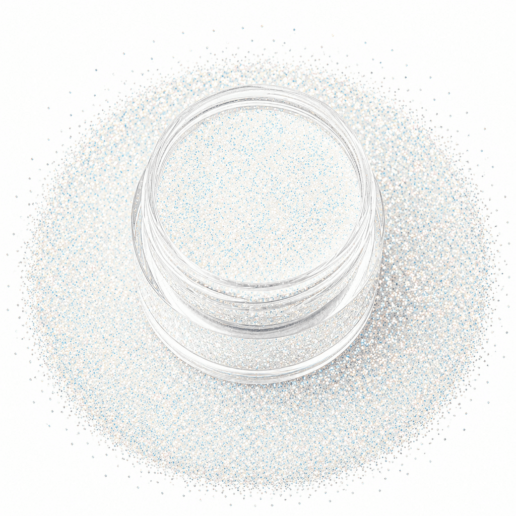 Glitter Laser Effect – KC21 Pearl White 1