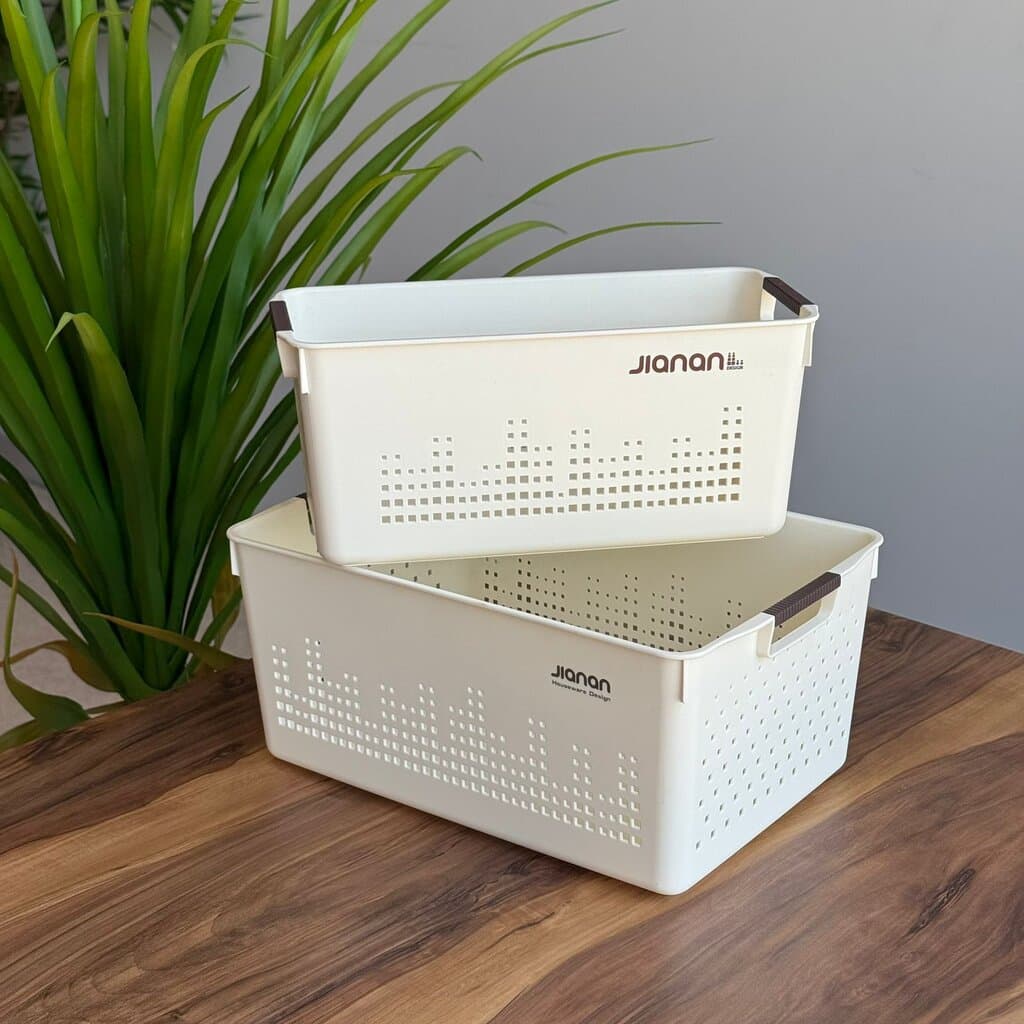 2-Sized Durable Multi-Purpose Storage Baskets 11