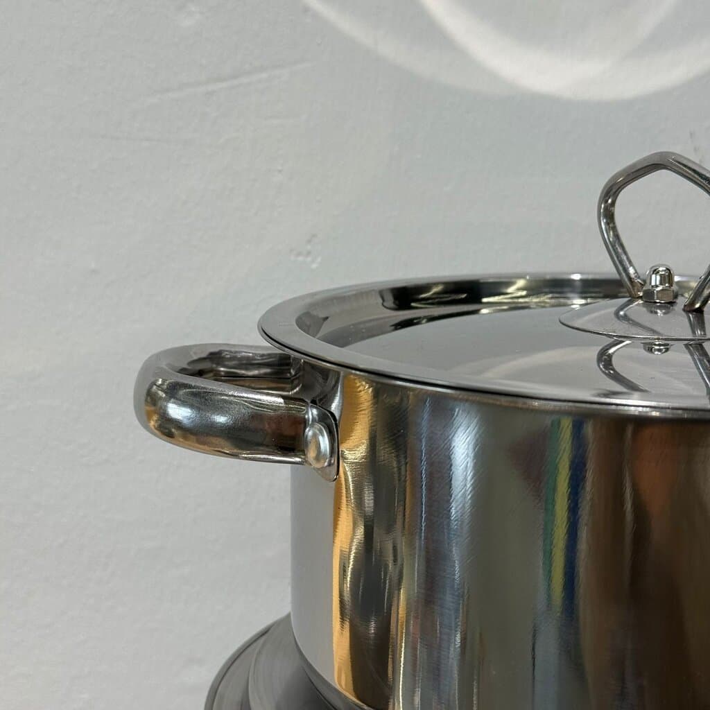 6PCS- Durable Stainless Steel Cookware Set 7