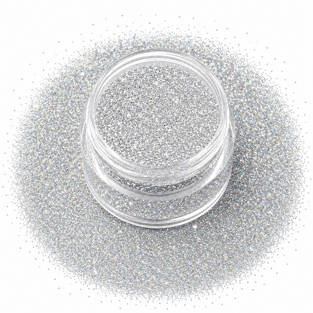 Glitter Laser Effect – KC001 Silver 1