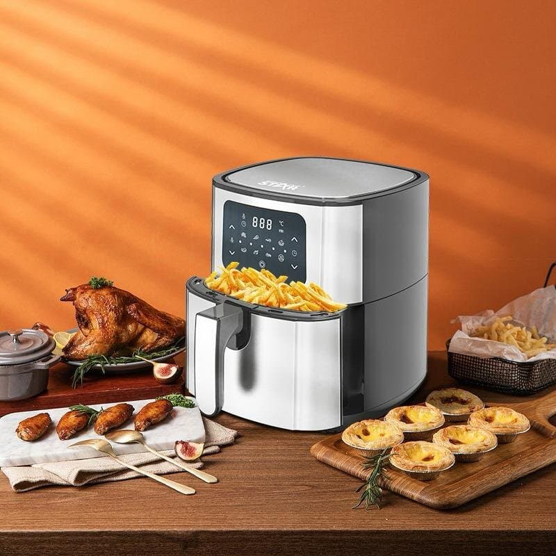 5.5L Smart Modern Touch Screen Air Fryer 1