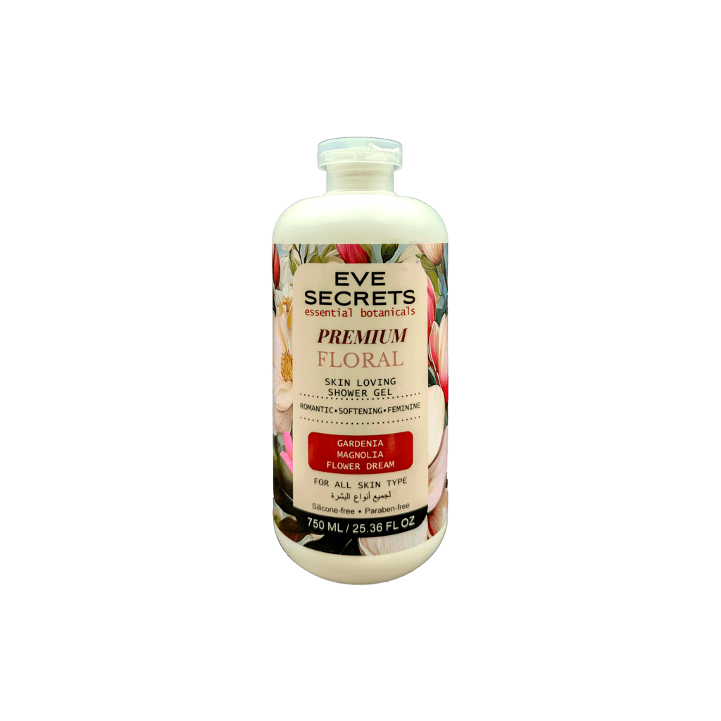 Eve Secrets Shower Gel – Premium Floral 750 ml 1