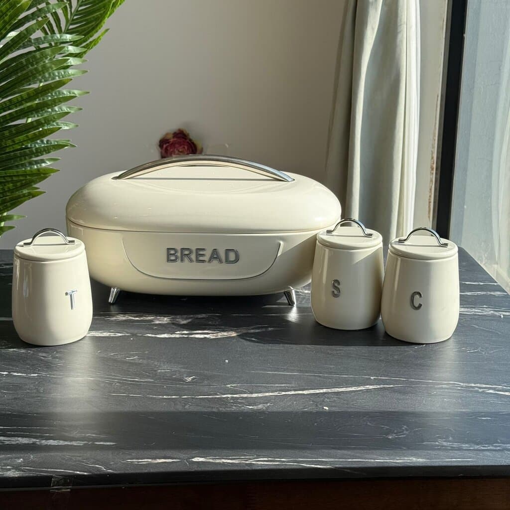 Modern Ribbed Kitchen Storage Set (4-Piece) 12