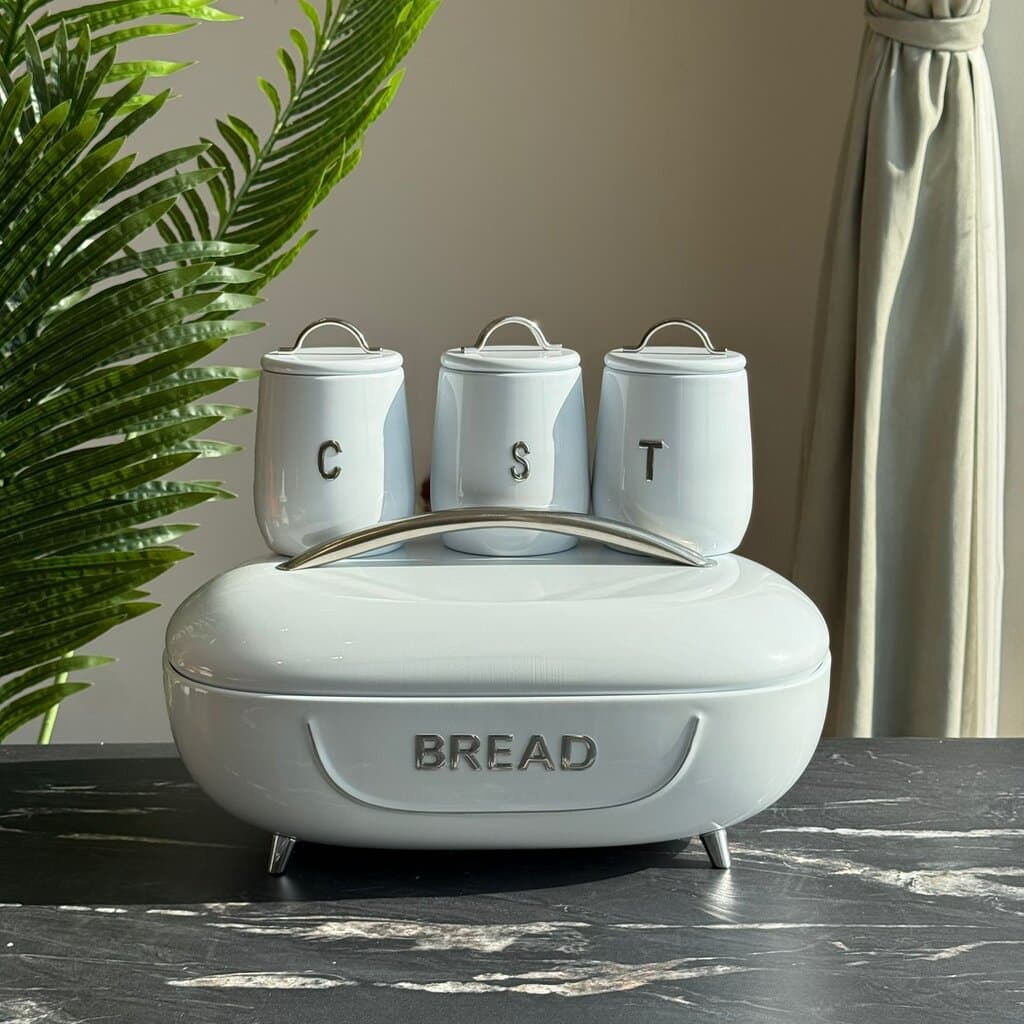 Modern Ribbed Kitchen Storage Set (4-Piece) 1