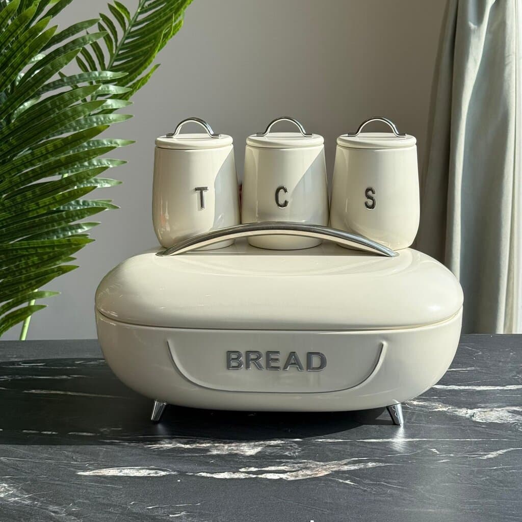 Modern Ribbed Kitchen Storage Set (4-Piece) 1