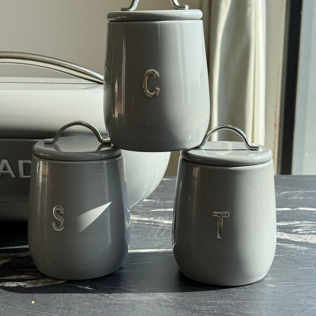 Modern Ribbed Kitchen Storage Set (4-Piece) 6
