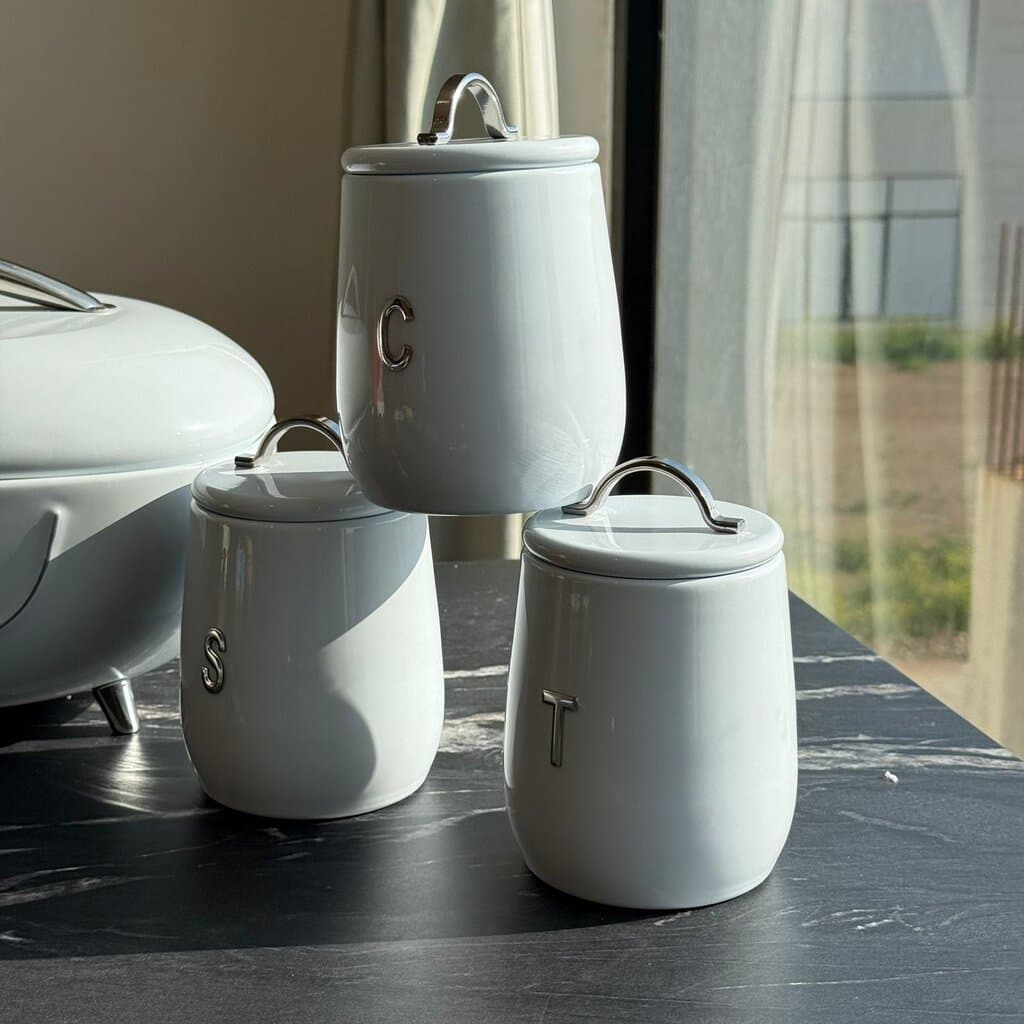 Modern Ribbed Kitchen Storage Set (4-Piece) 7