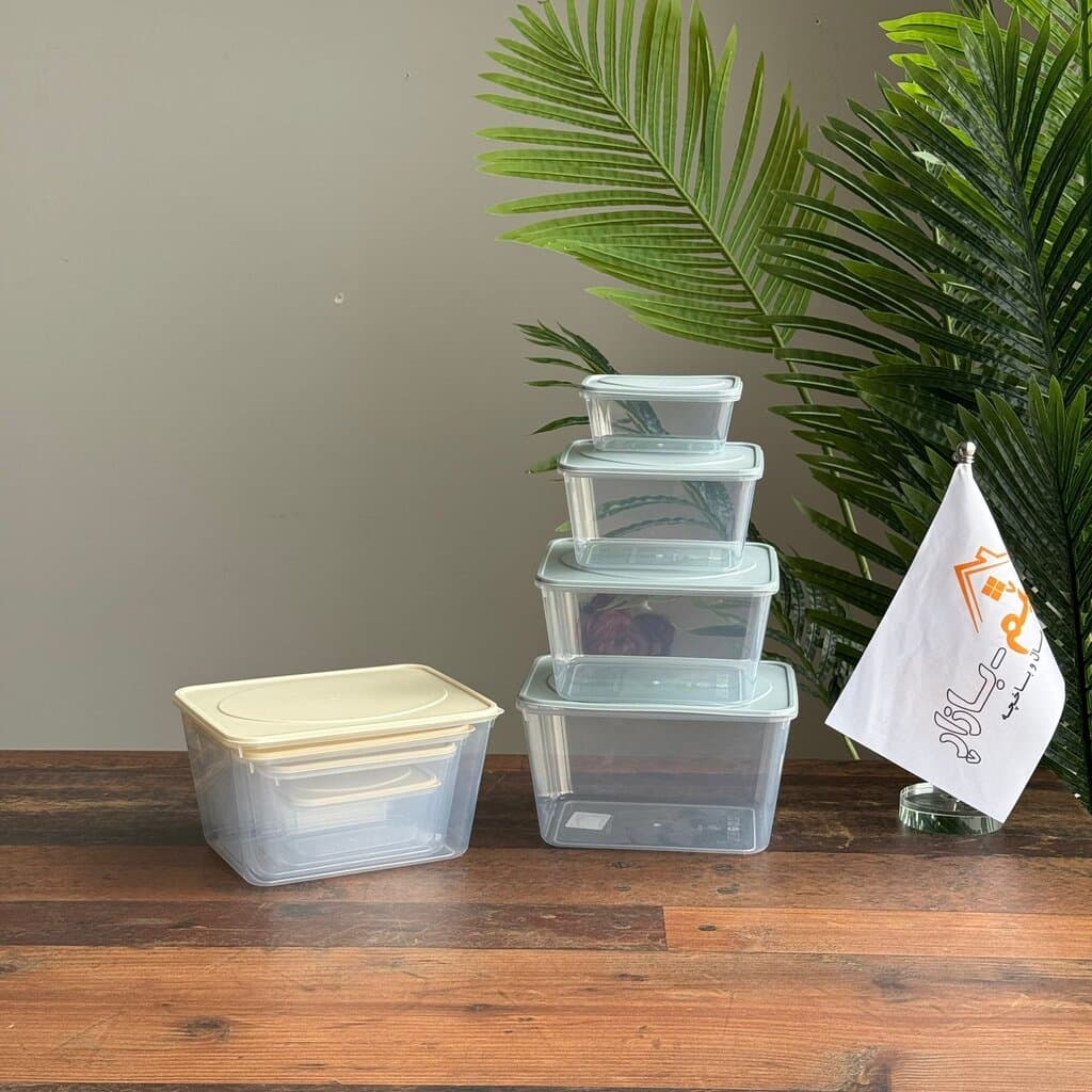 Transparent Kitchen Storage Container Set – 4PCS with Airtight Lids 2