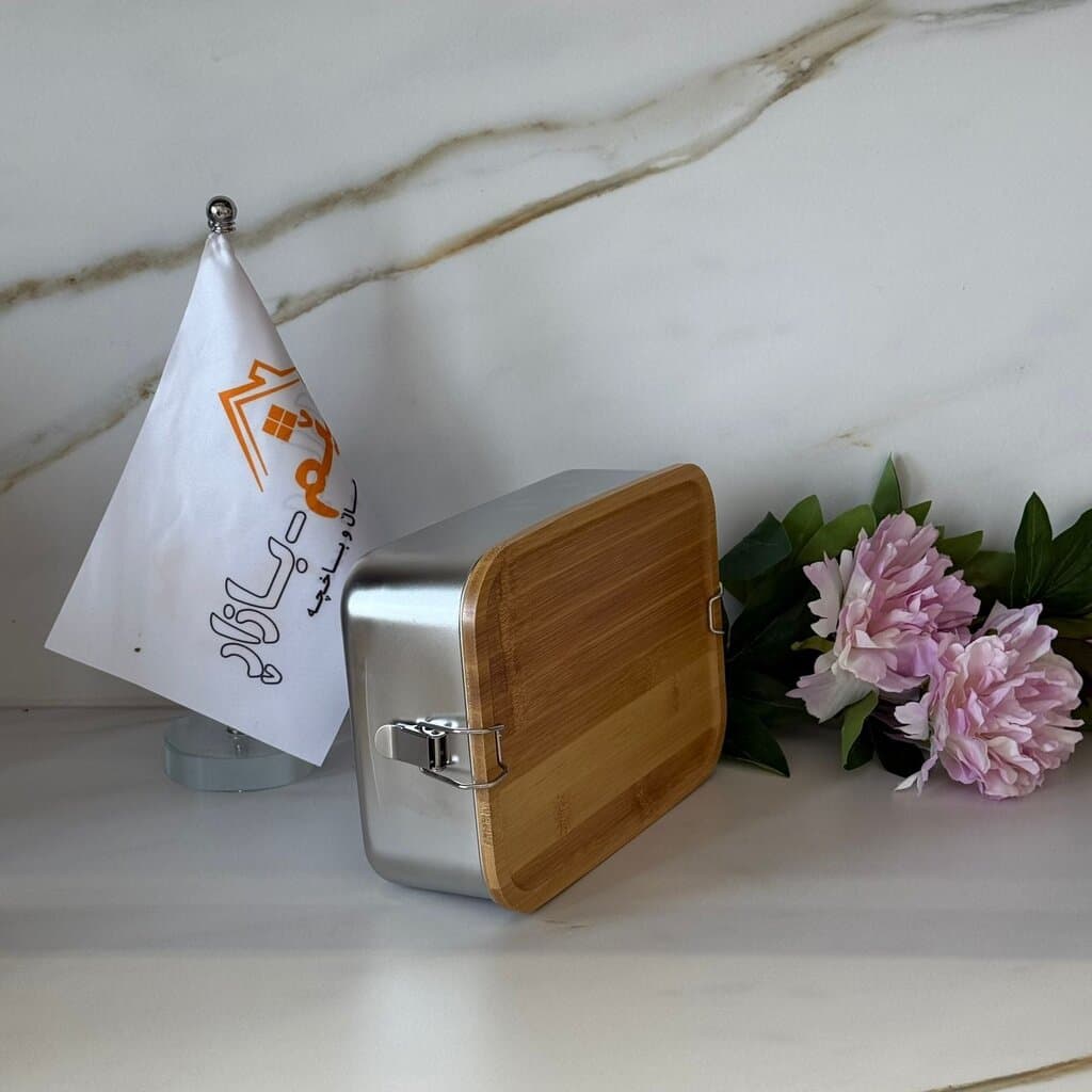 Stainless Steel Food Storage Container with Bamboo Lid 6