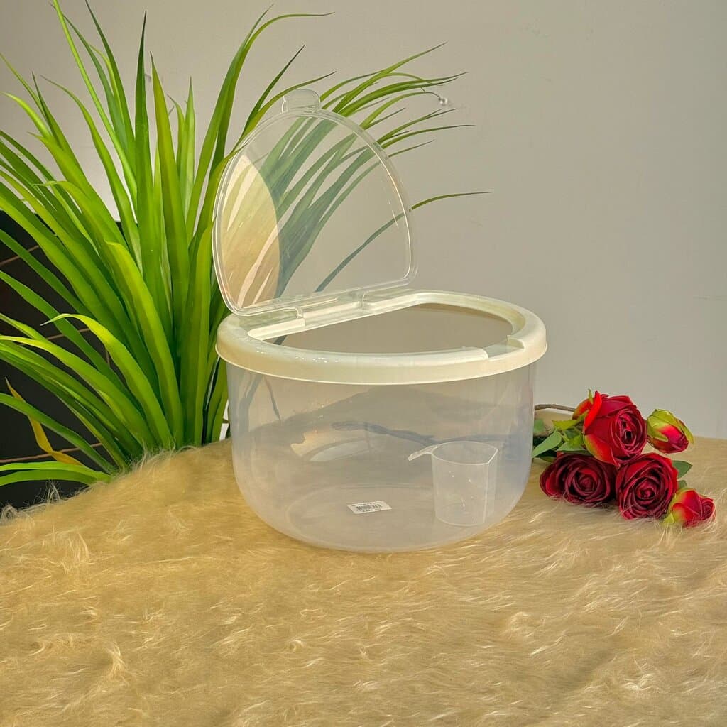 Round Plastic Food Container with Vent Lid 7