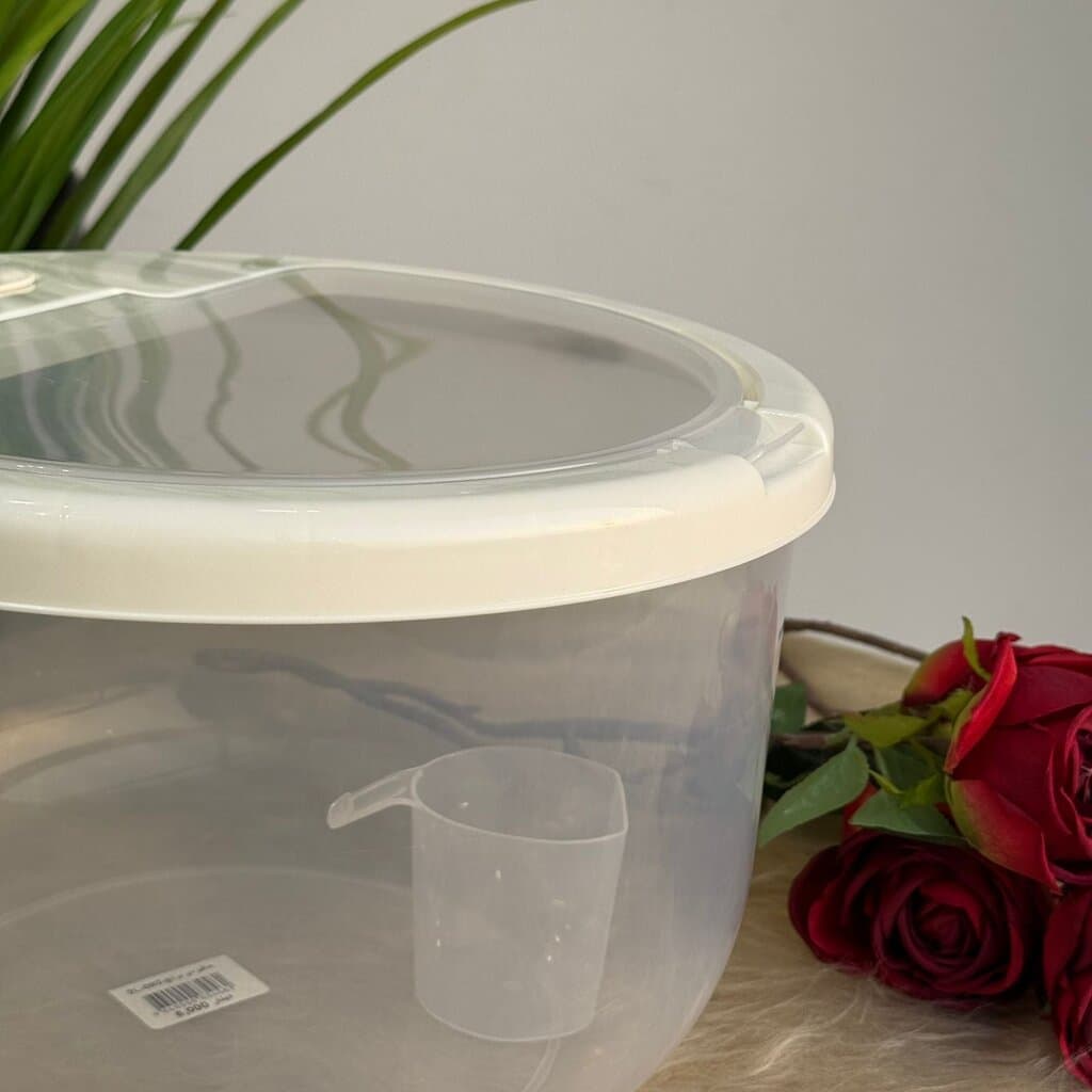 Round Plastic Food Container with Vent Lid 8