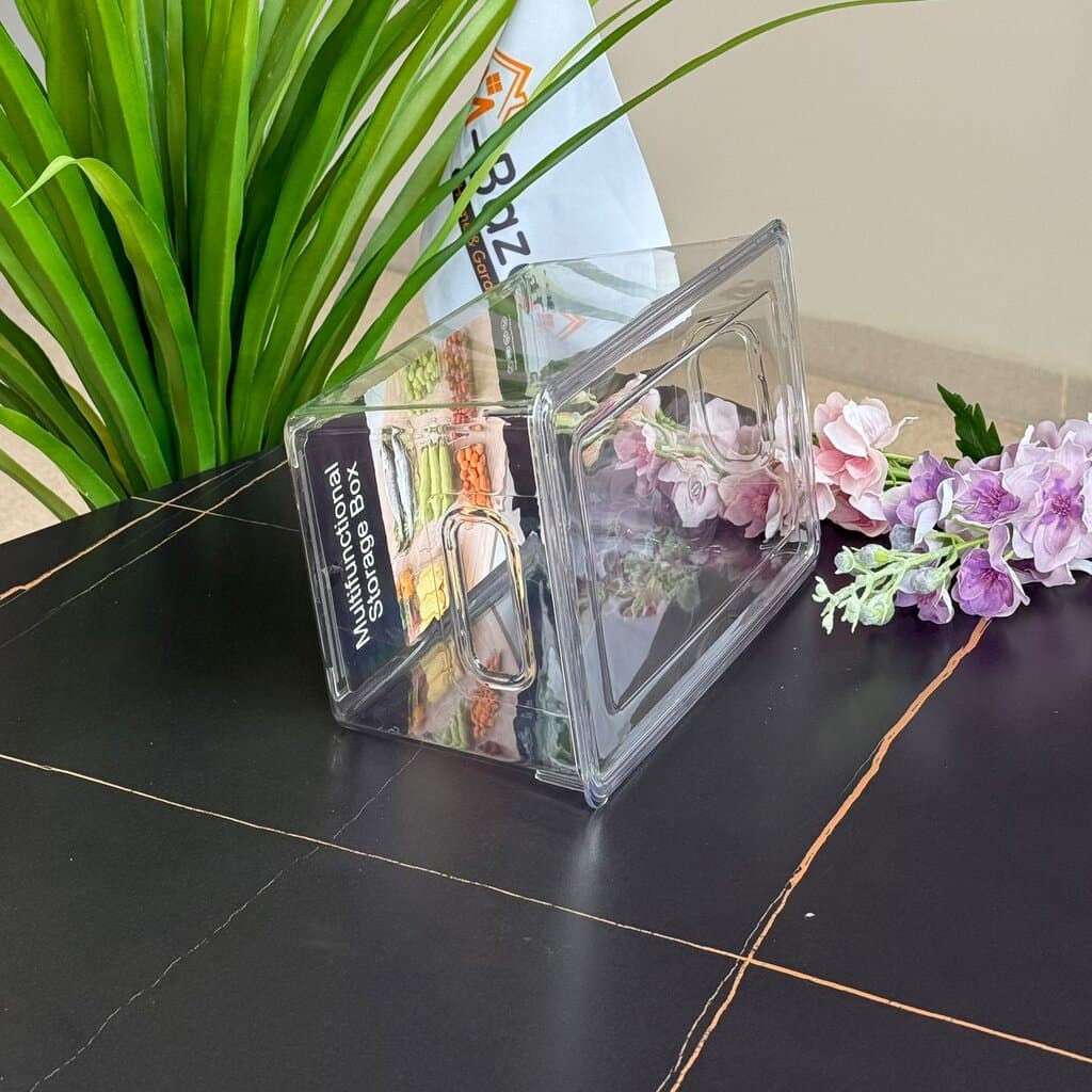 3- Sized Clear Acrylic Storage Boxes 4