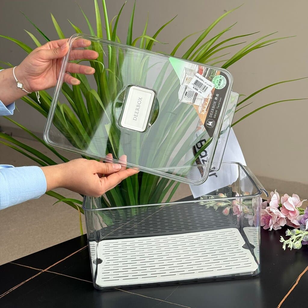 3- Sized Clear Acrylic Storage Boxes 10