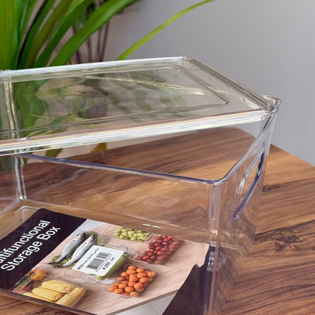 3- Sized Clear Acrylic Storage Boxes 12