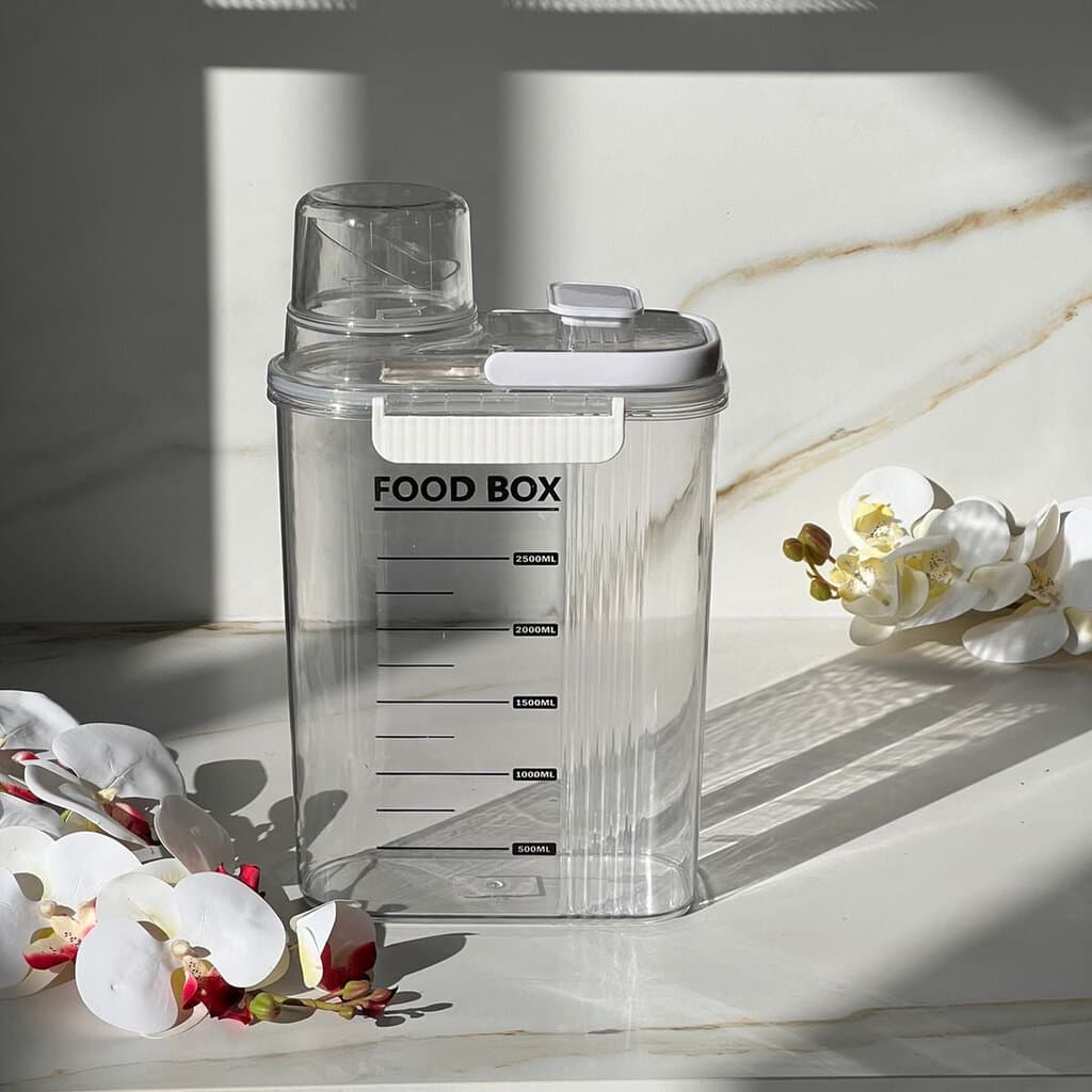 Storage Food Box With Measuring Cup 7