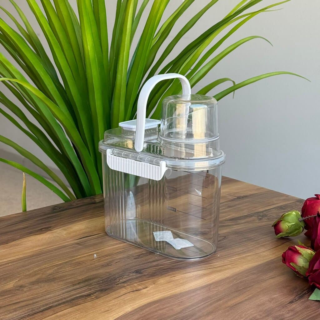 Storage Food Box With Measuring Cup 11