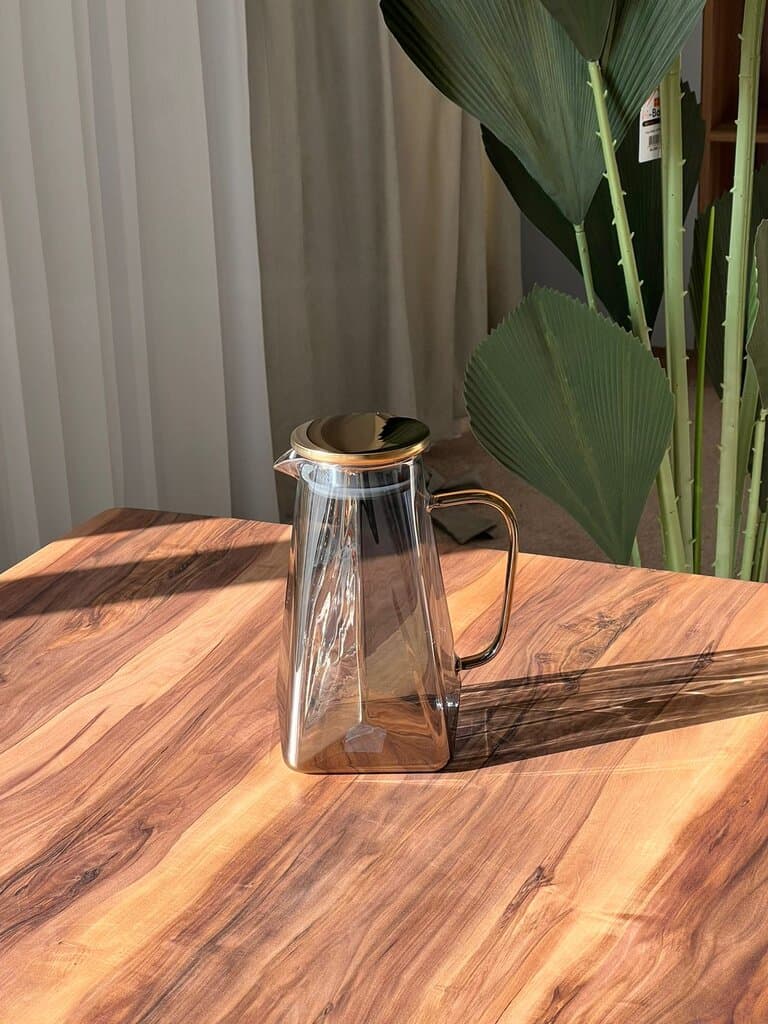1.8L Transparent Glass Water/Juice Pitcher 5