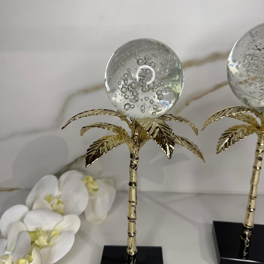 Gold Palm Decorative Ornament 7