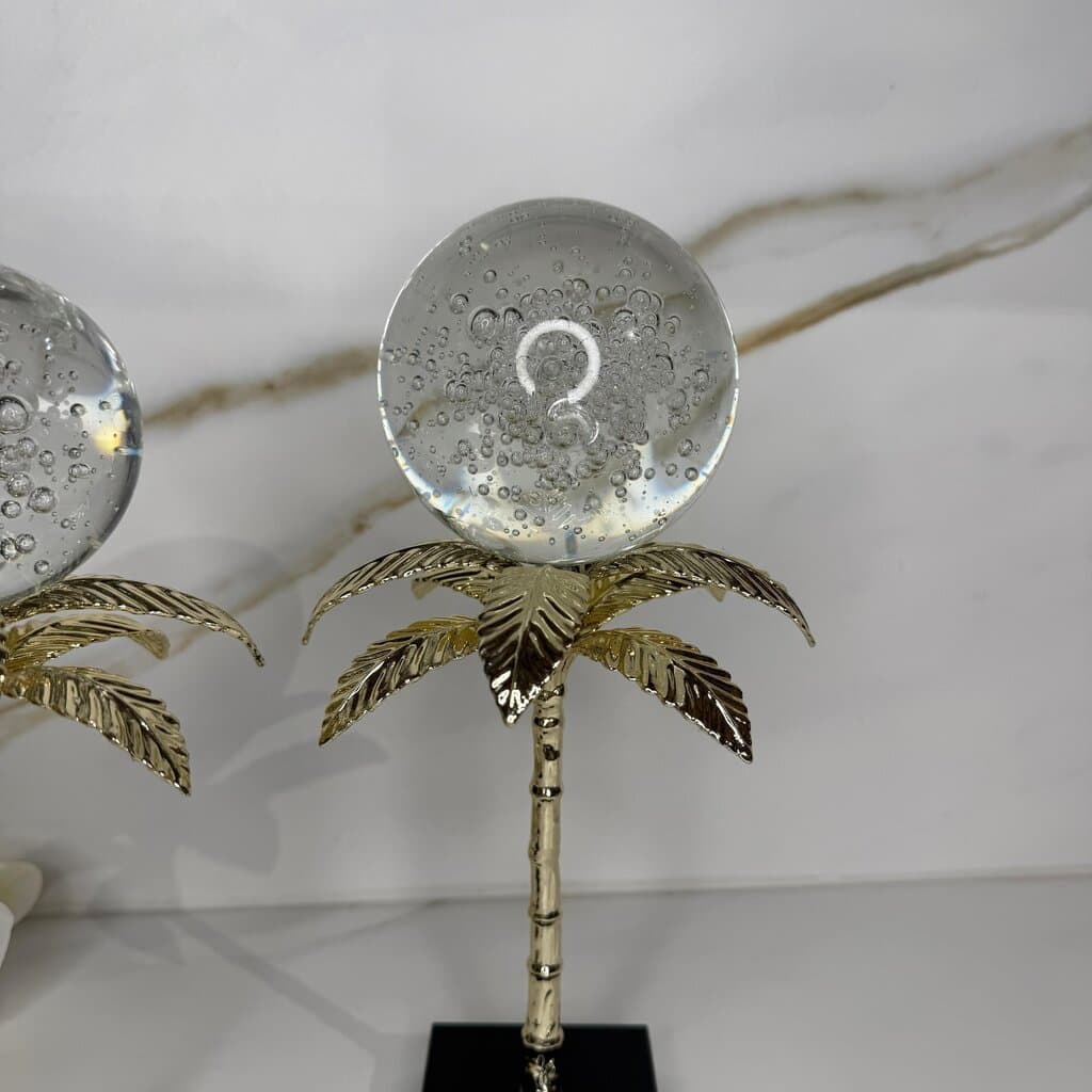 Gold Palm Decorative Ornament 9