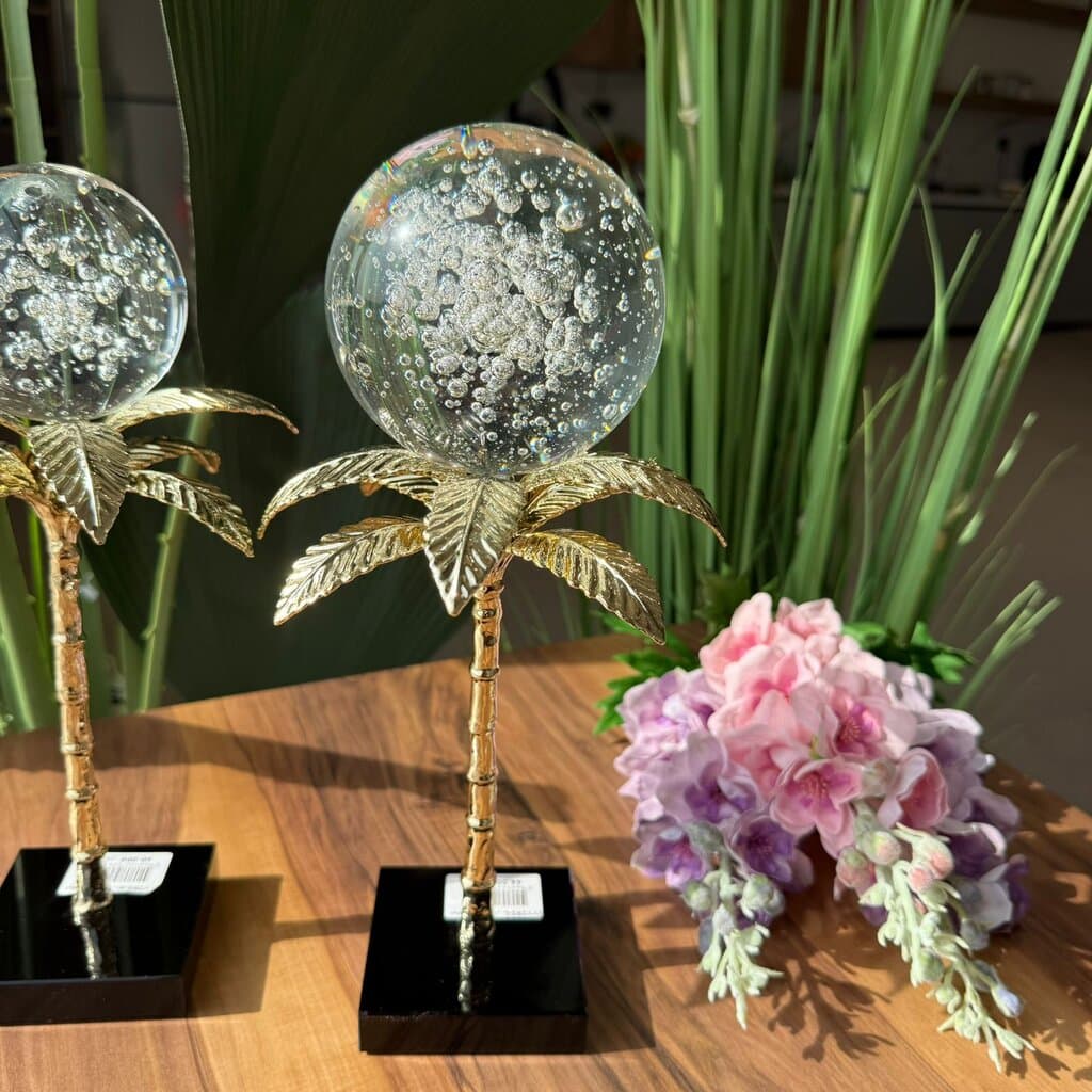 Gold Palm Decorative Ornament 1