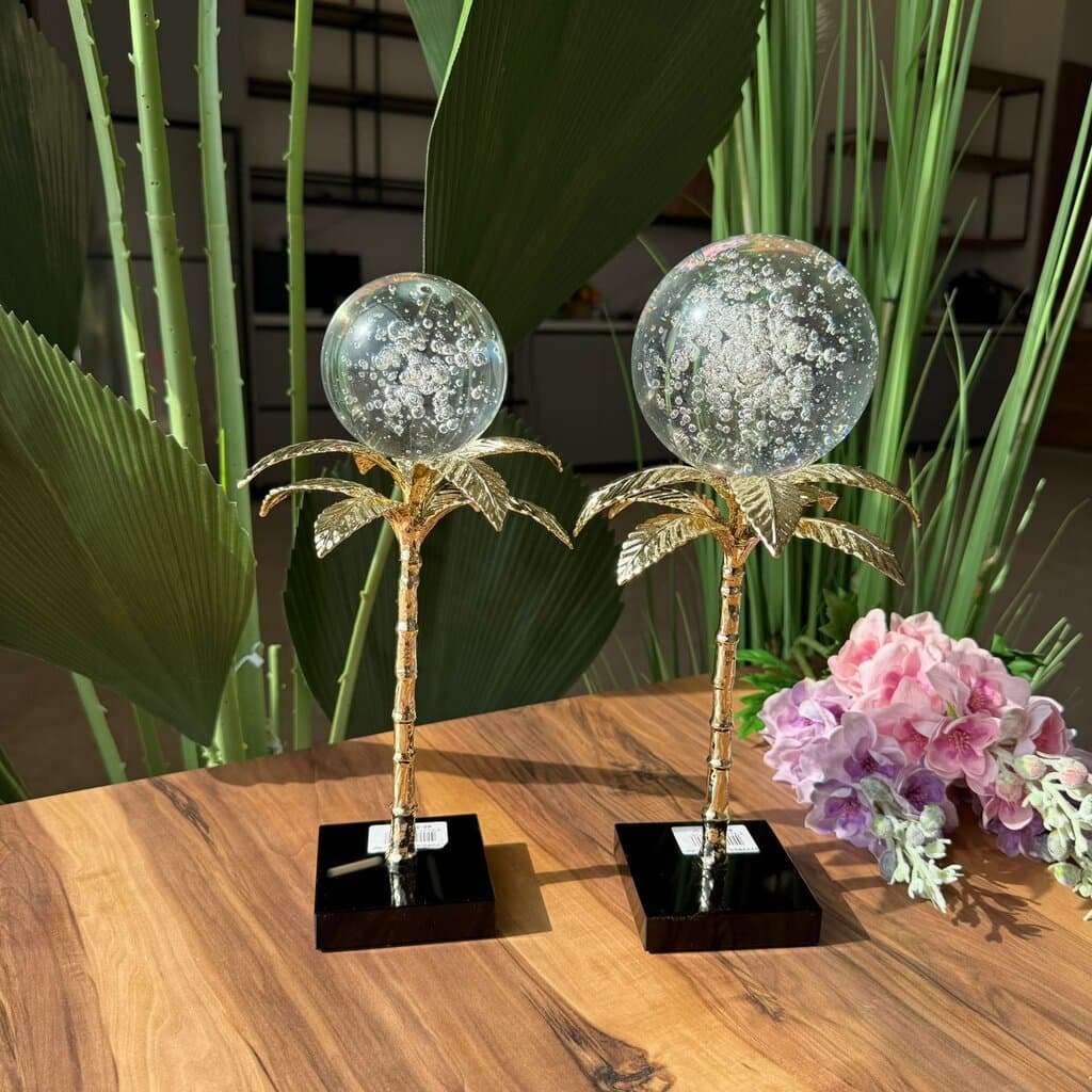 Gold Palm Decorative Ornament 5