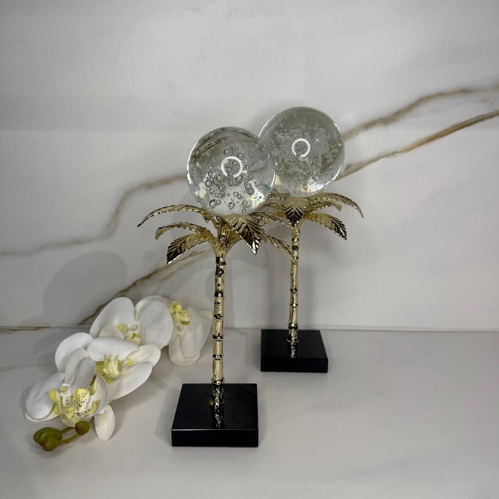 Gold Palm Decorative Ornament 9