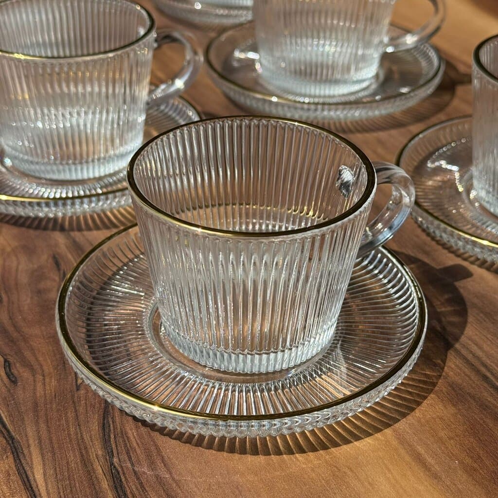 Modern Elegance Gold-Rim Teacup Collection — photo 2