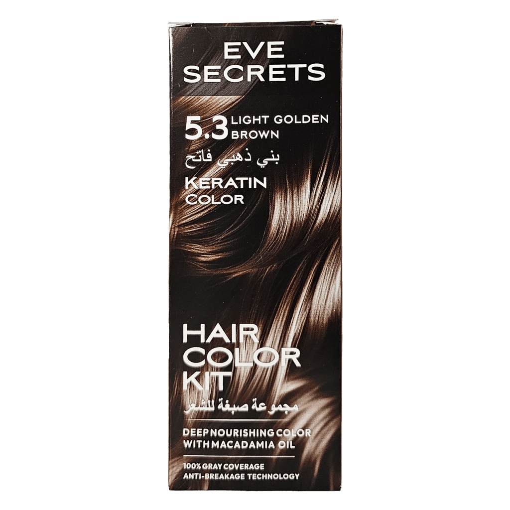 Eve Secrets Hair Color 5.3 – Light Golden Brown 1