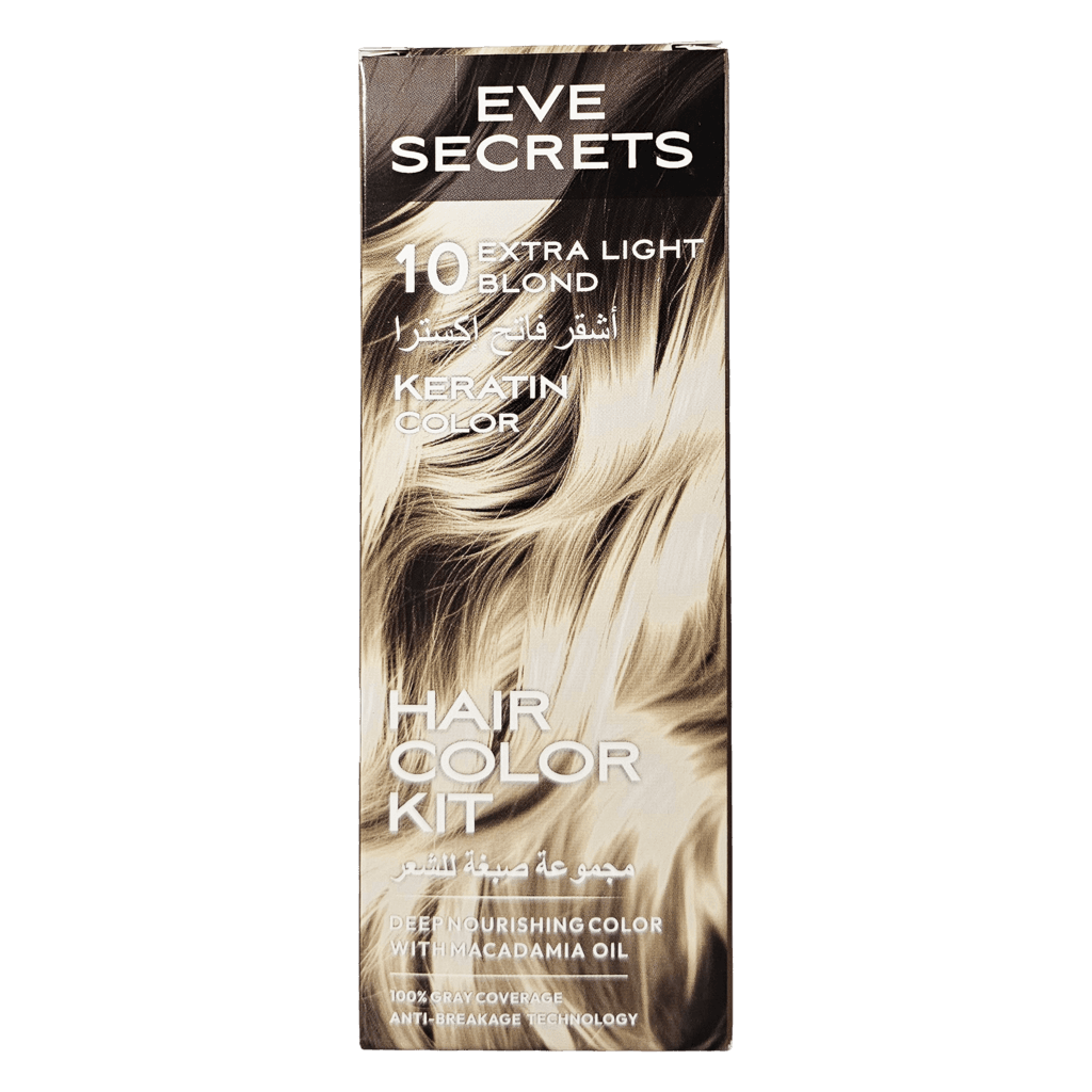 Eve Secrets Hair Color 10 – Extra Light Blonde 1