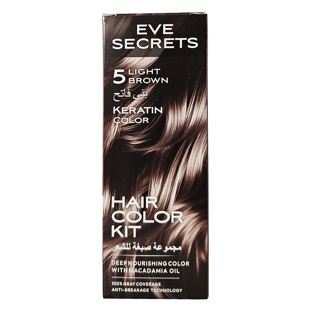 Eve Secrets Hair Color 5 – Light Brown 1