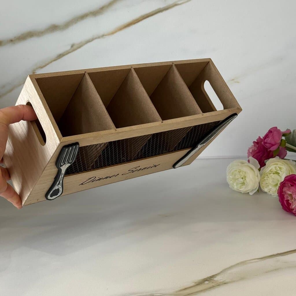 Wooden Cutlery Organizer – Utensil Holder 6