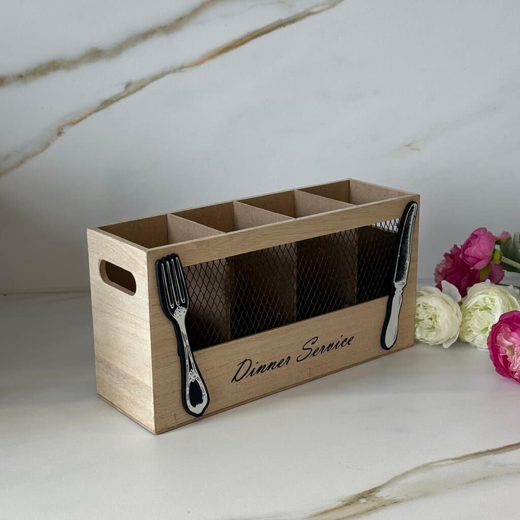 Wooden Cutlery Organizer – Utensil Holder 7