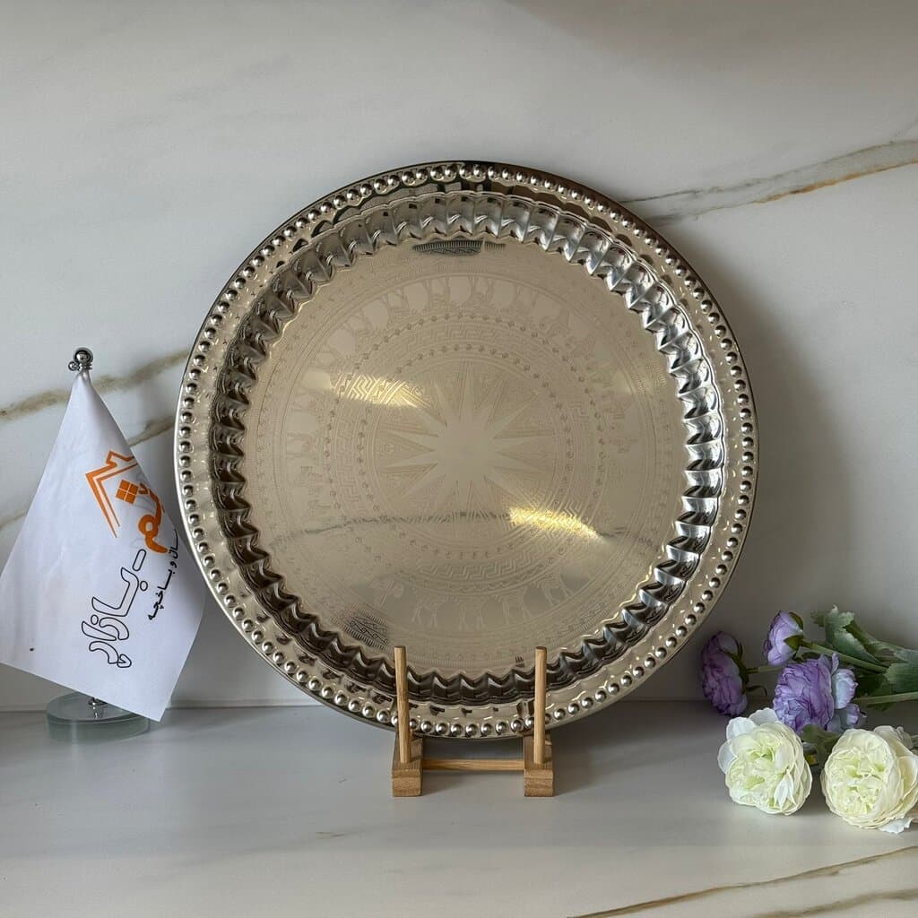 Elegant Metal Serving Tray (Gold / Silver / Bronze) 1