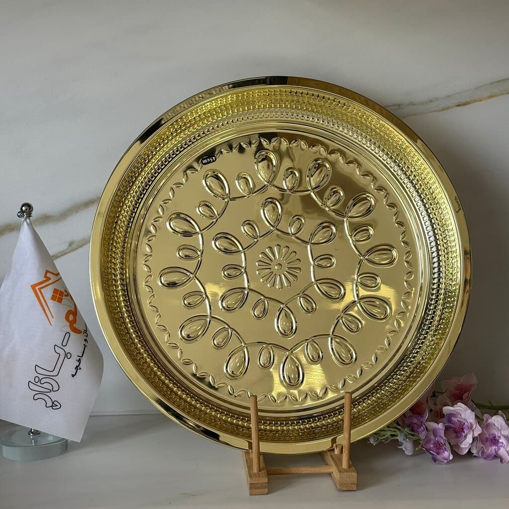 Decorative Metal Serving Tray (Gold / Silver / Bronze) 9