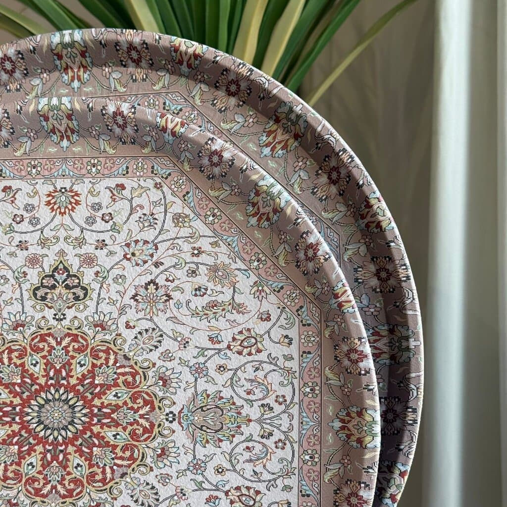 Royal Pattern Round Serving Tray 4