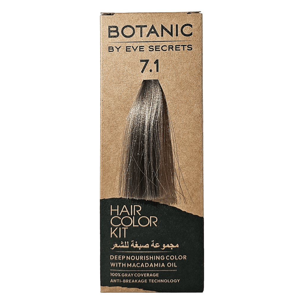 Botanic Hair Color 7.1 – Medium Ash Blonde 1