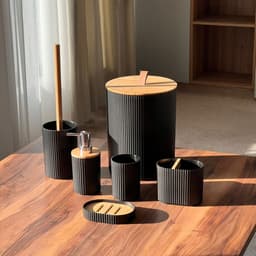 6 PCS Modern Bathroom Accessories Set — photo 1