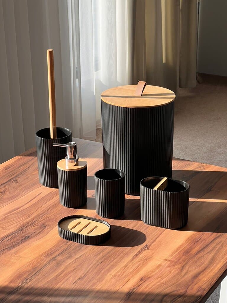 6 PCS Modern Bathroom Accessories Set — photo 6