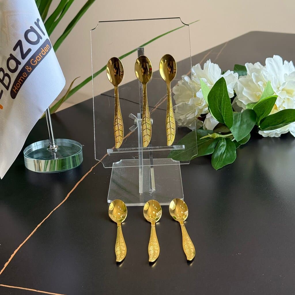 دیزاینی گەڵای زێڕین - کەوچکی پۆڵای شیک – سێتی 6 2