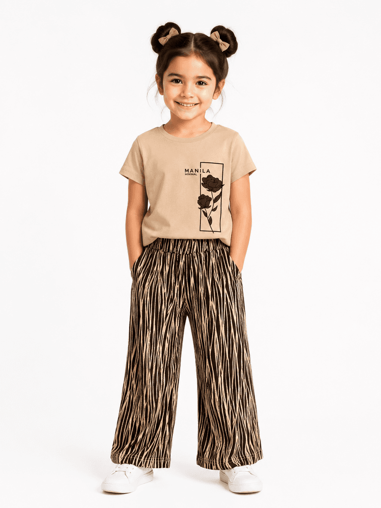 Mary Life Kids' Premium Cotton 3-Piece Set - Brown (Size 8) 1