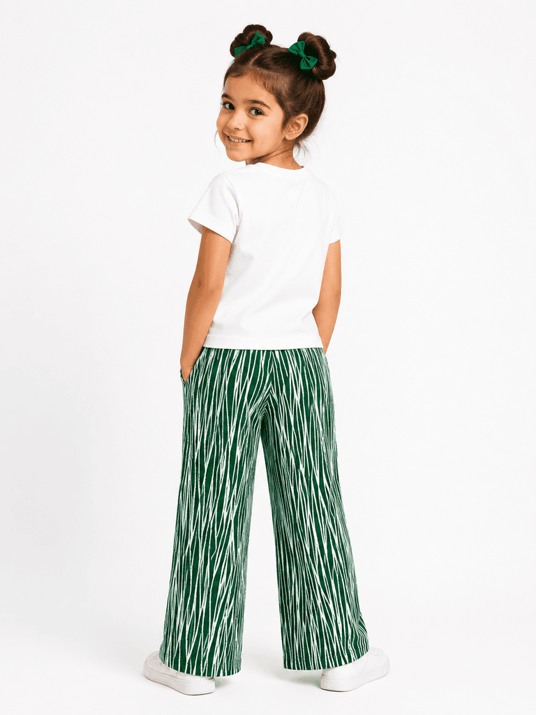 Mary Life Kids' Premium Cotton 3-Piece Set - Green (Size 8) 2