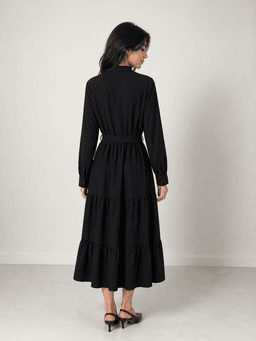Kitata Women's Premium Cotton Dress - Black (S) — photo 2