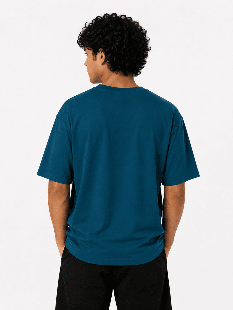 U.S. Polo Assn. Men's Classic Pure Cotton Crew Neck T-Shirt - Dark Teal (M) 2