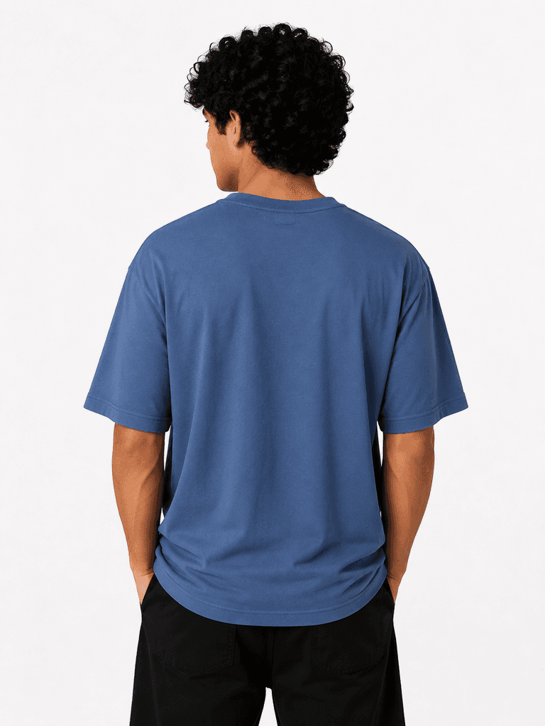 U.S. Polo Assn. Men's Classic Pure Cotton Crew Neck T-Shirt - Blue (M) 2