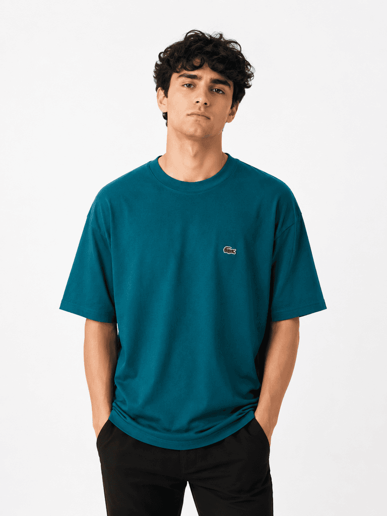 Lacoste Men's Classic Premium Cotton T-Shirt - Dark Teal (M) 1