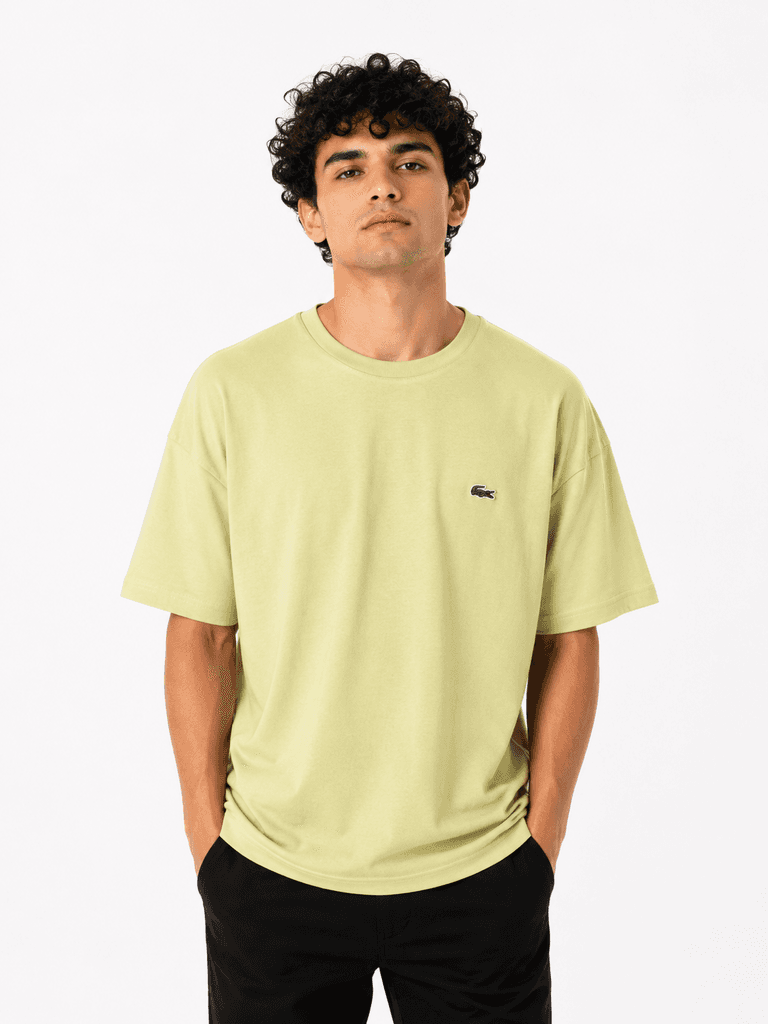 Lacoste Men's Classic Premium Cotton T-Shirt - Pale Yellow (M) 1
