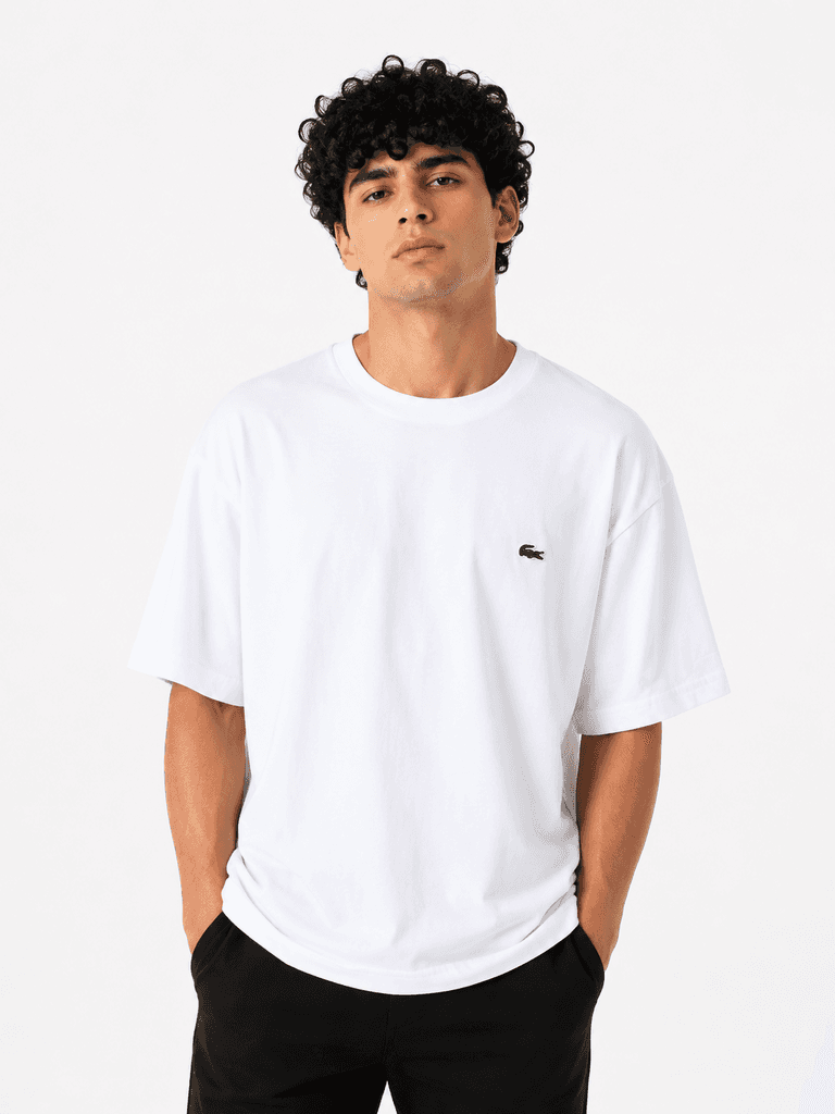 Lacoste Men's Classic Premium Cotton T-Shirt - White (M) 1
